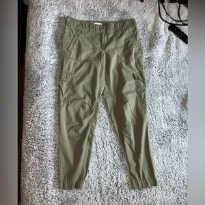 Loft lightweight green cargo jogger pants